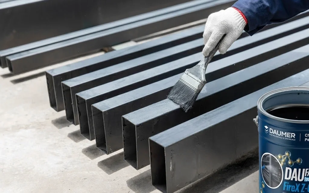 Passive Fire Protection in Steel Structures- Intumescent Paint Guidelines-bg Passive Fire Protection in Steel Structures- Intumescent Paint Guidelines-bg