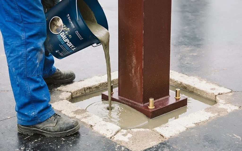 What is Grout Mortar? Steel Column Anchoring and Heavy Machinery Casting-bg What is Grout Mortar? Steel Column Anchoring and Heavy Machinery Casting-bg